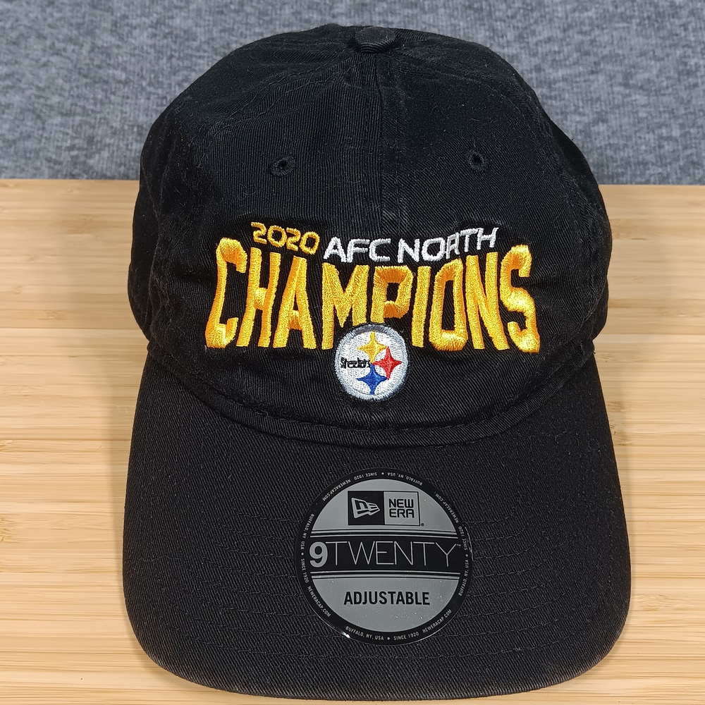 Pittsburgh Steelers Hat Cap Strap Back NFL Football AFC North Champions New Era